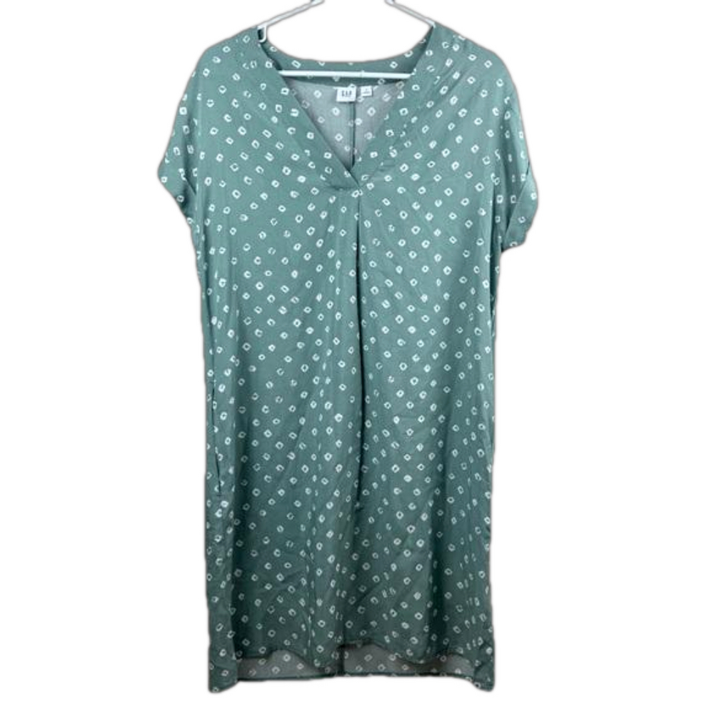 Gap casual V neck shift dress size small